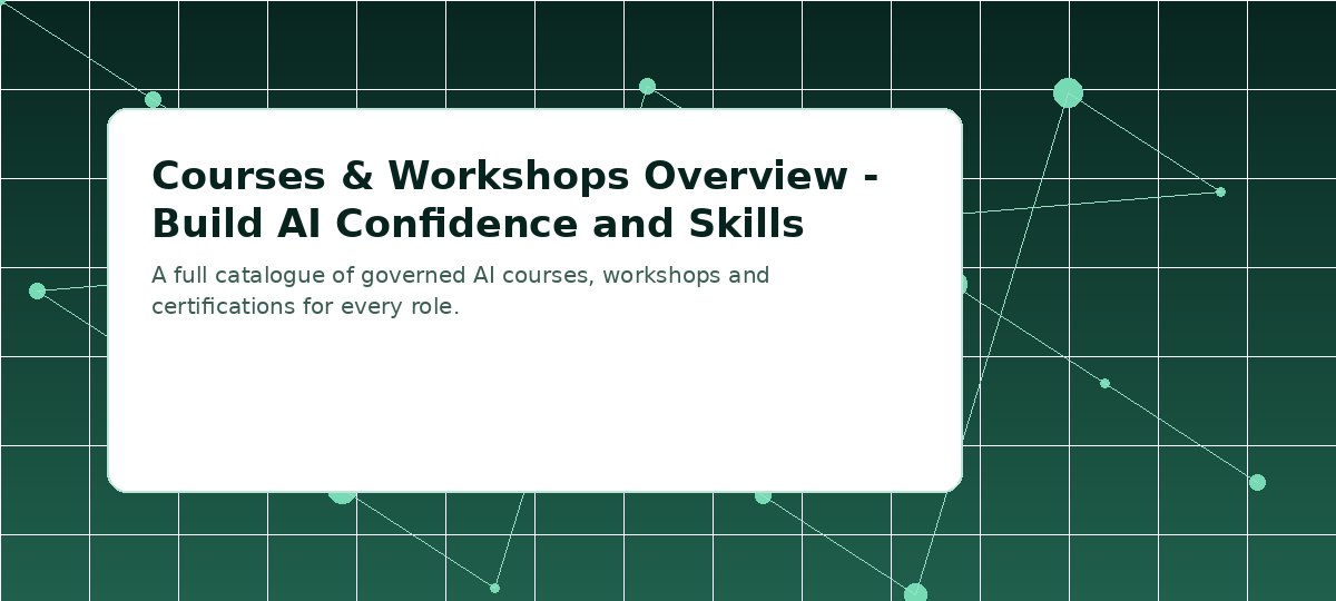 Courses & Workshops Overview - Build AI Confidence and Skills visual placeholder